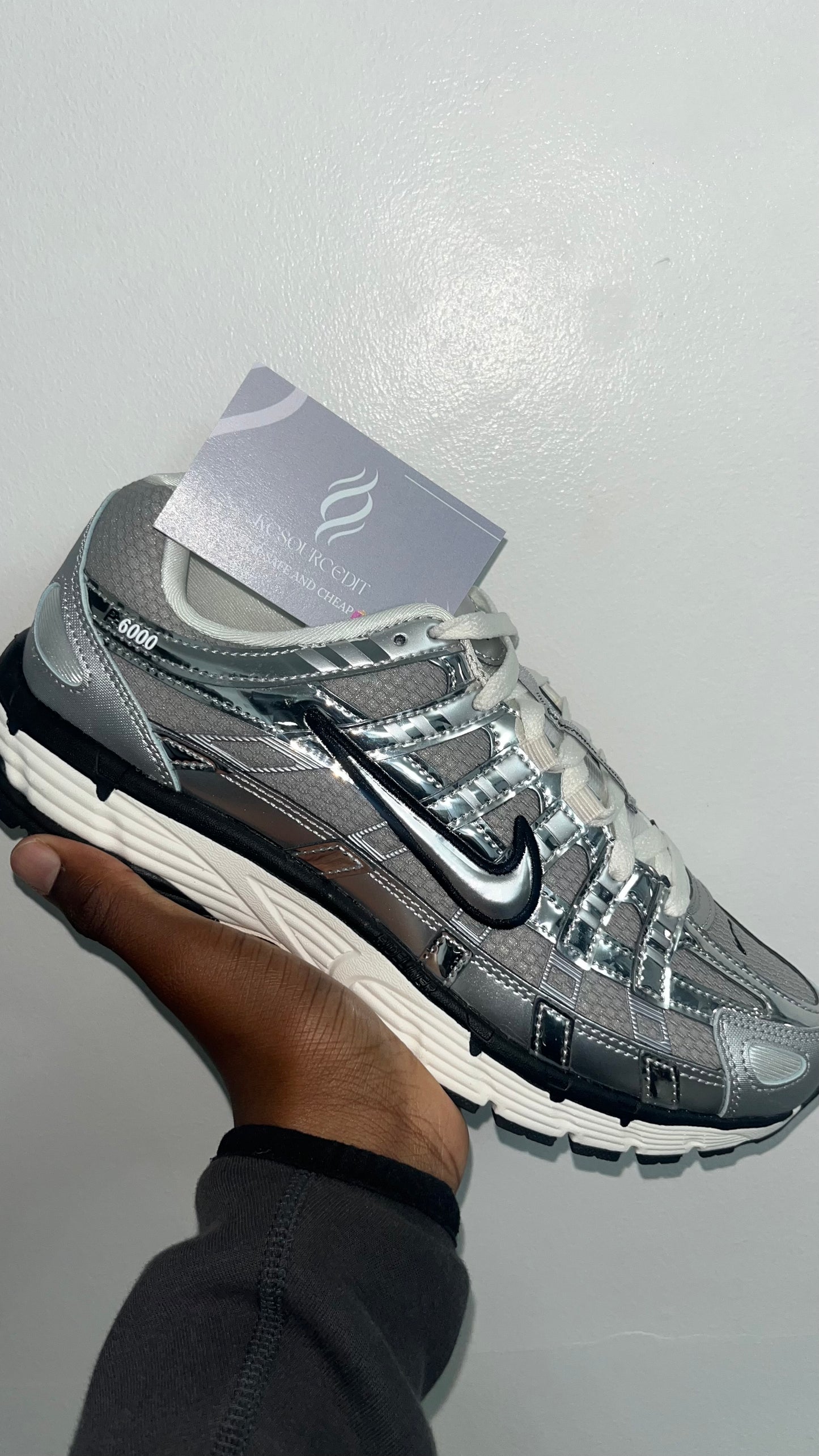 Nike P6000 metallic silver