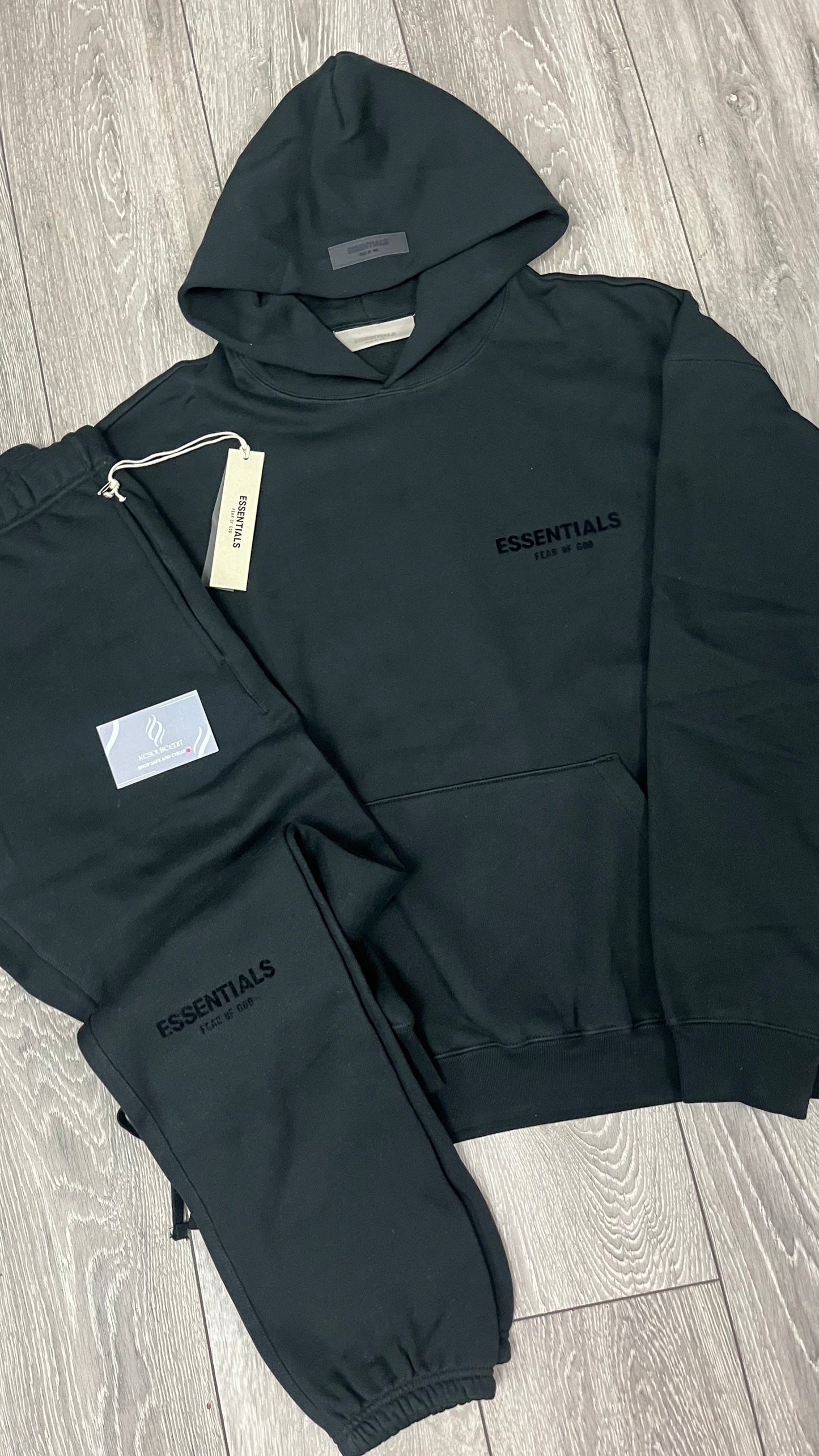 Essentials SS22 Black Tracksuit